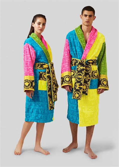 versace robe red|versace multicolor robe.